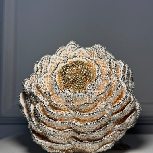 Peony Halcyon Hill Clutch - Crystal