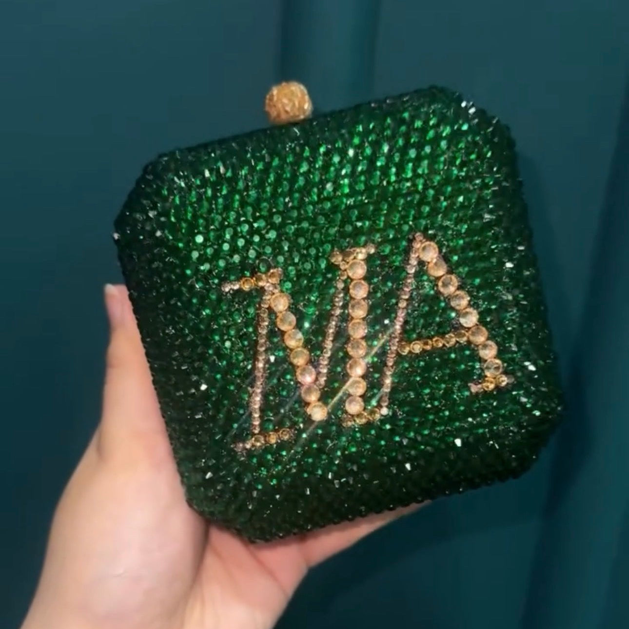 Customised Initials Clutch