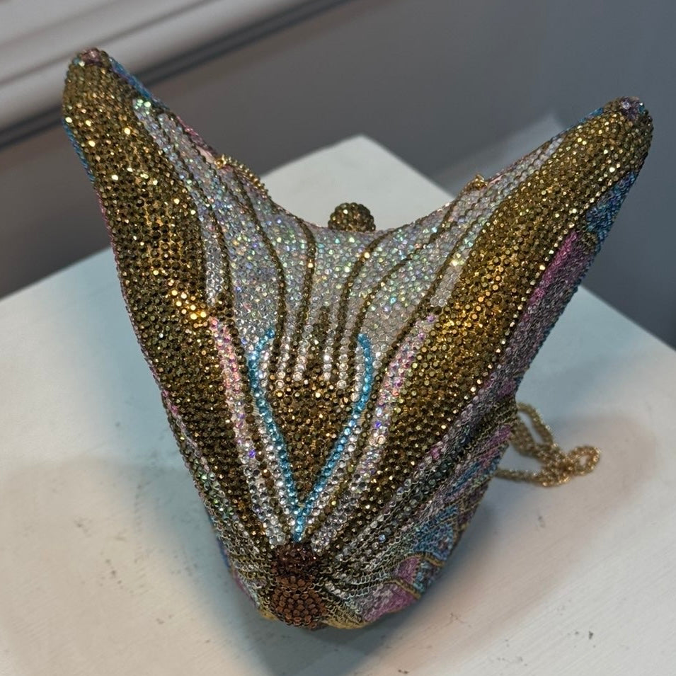 Butterfly Serafina Clutch - Crystal