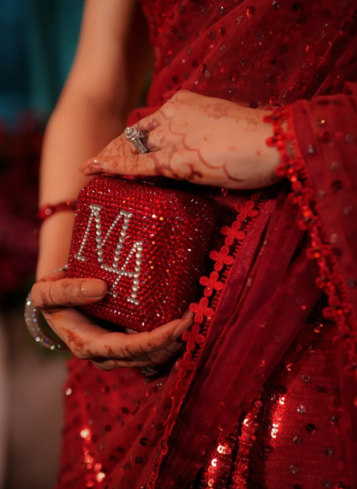 Customised Initials Clutch