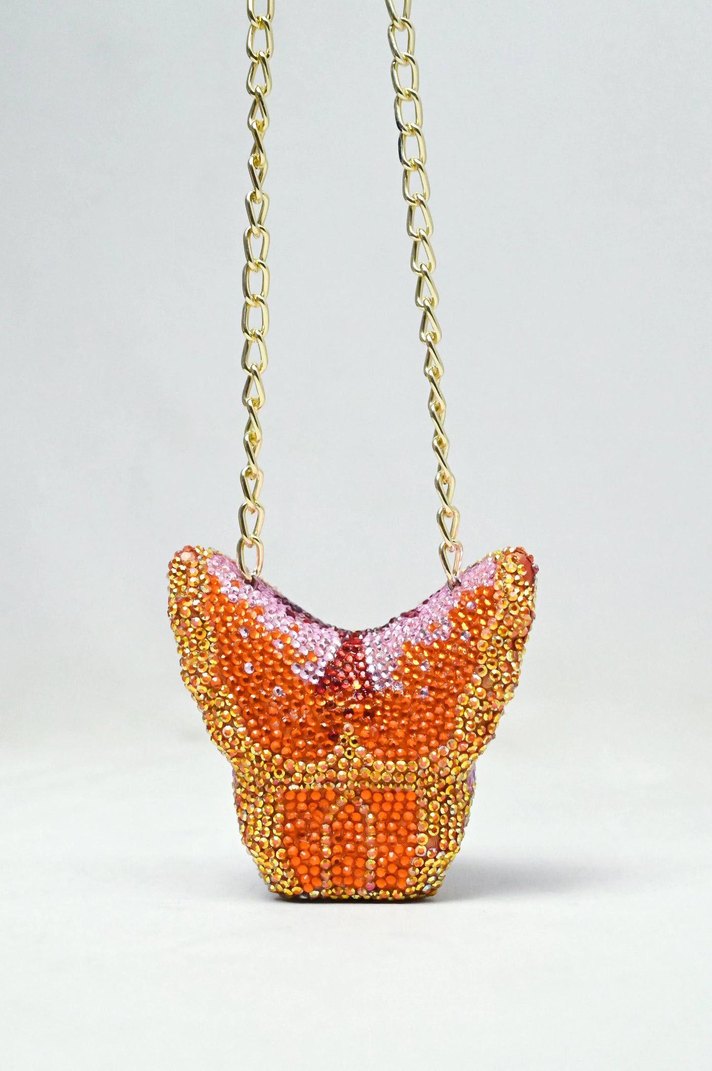 Butterfly Mini Pink Clutch - Crystal