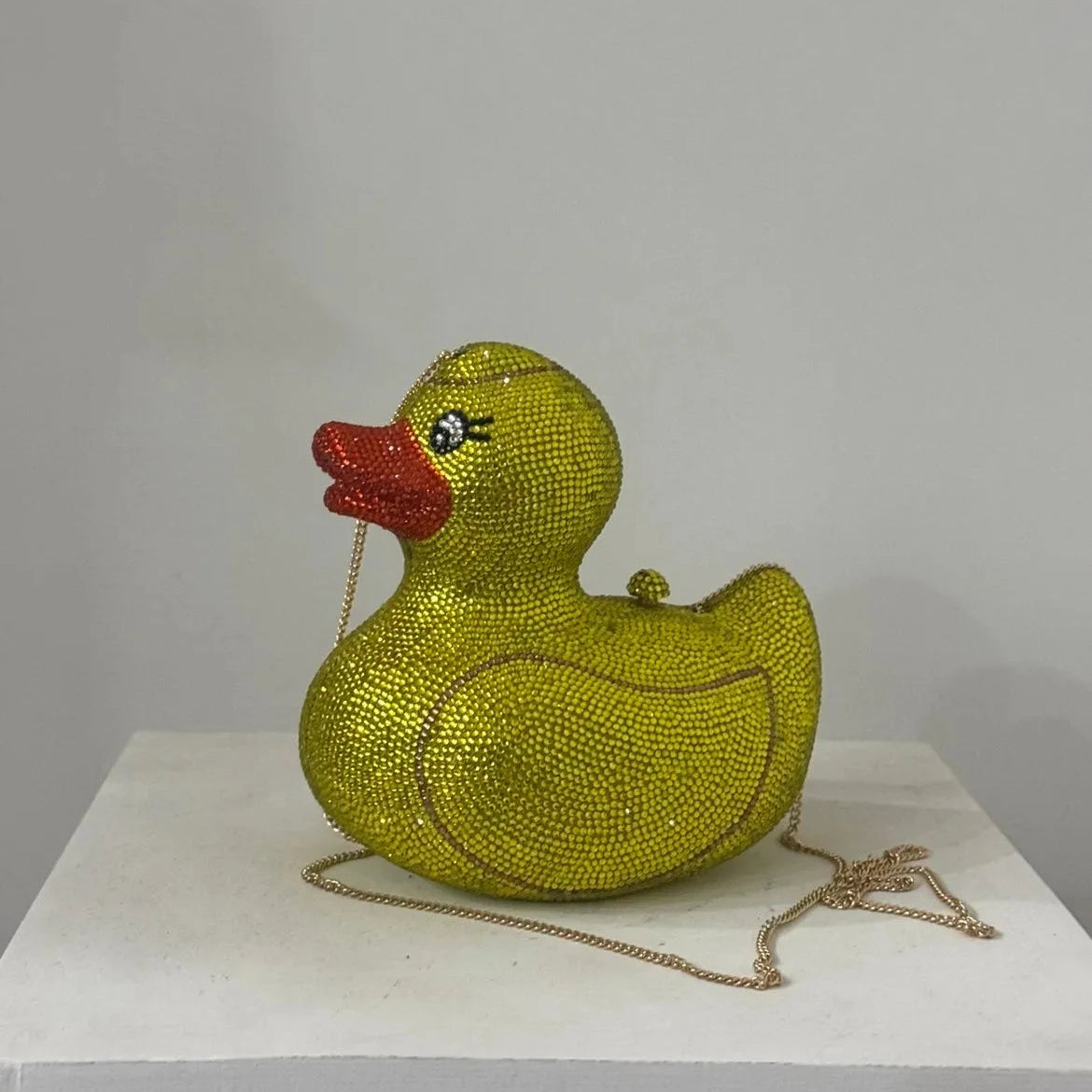 Duckling Charm Clutch - Crystal