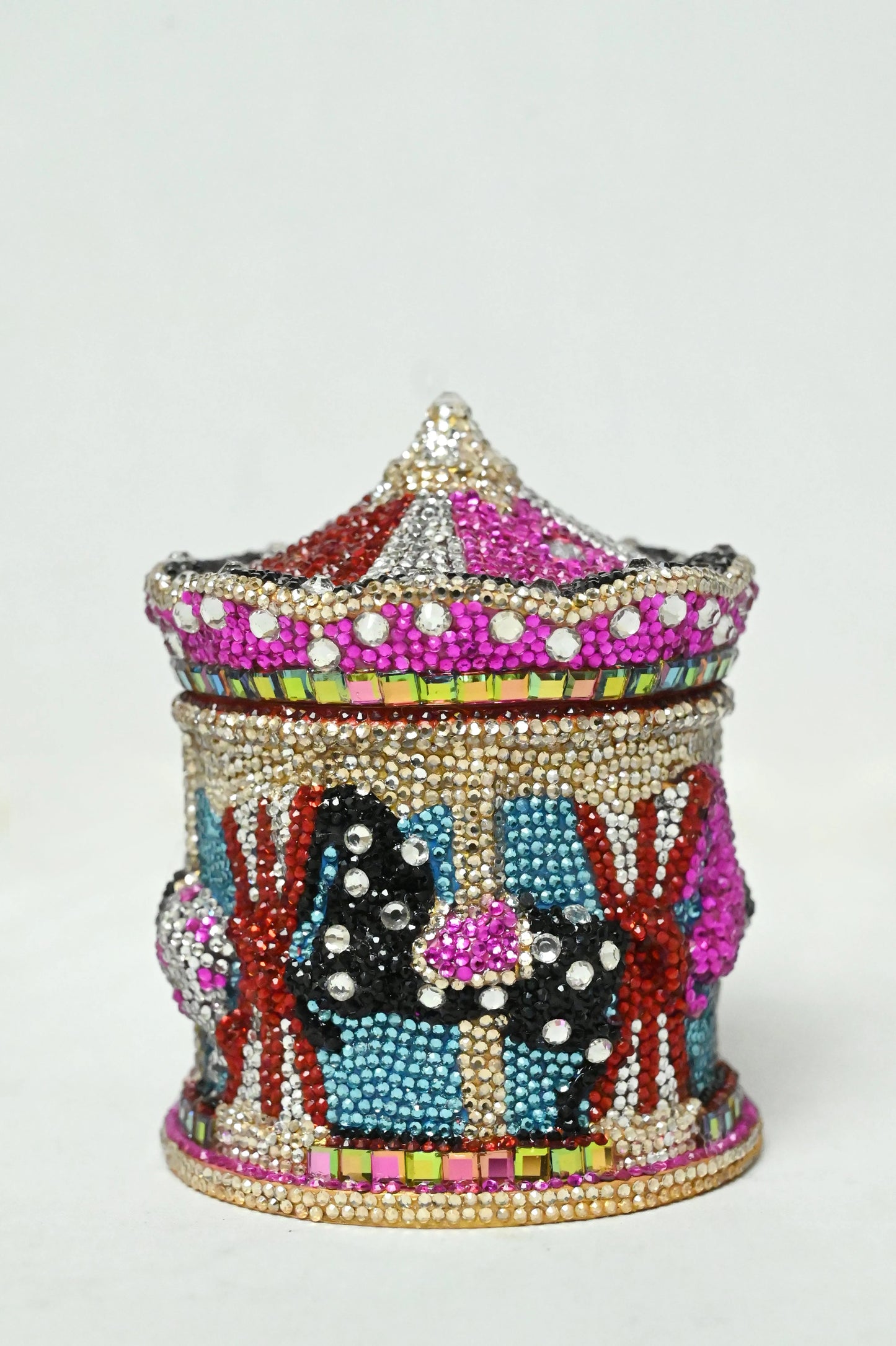 Carousel Clutch - Crystal