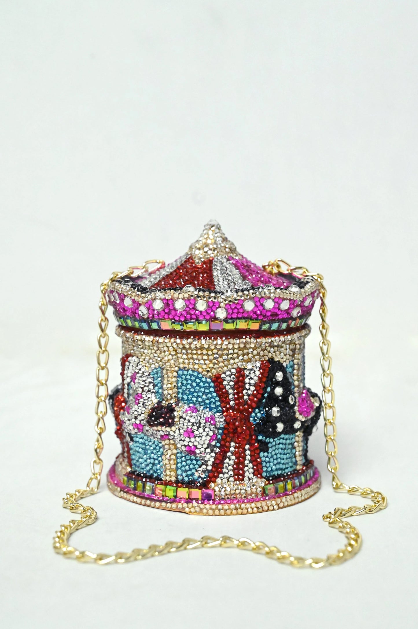 Carousel Clutch - Crystal