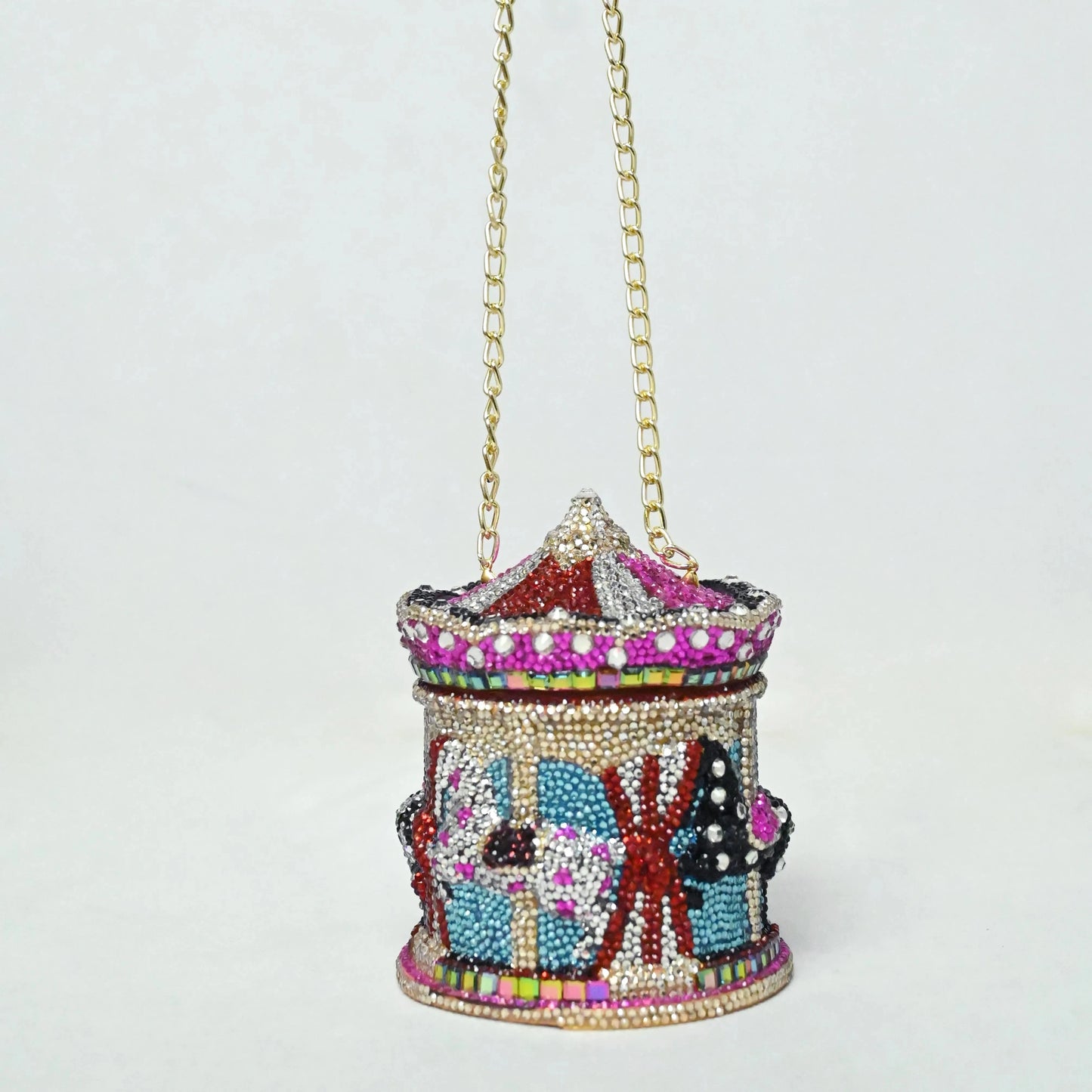 Carousel Clutch - Crystal