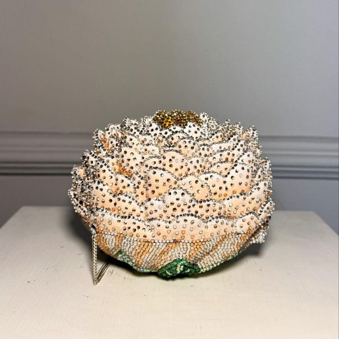 Peony Halcyon Hill Clutch - Crystal