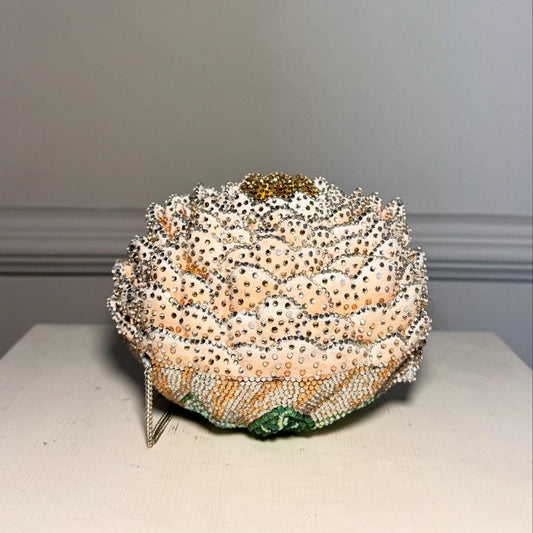 Peony Halcyon Hill Clutch - Crystal