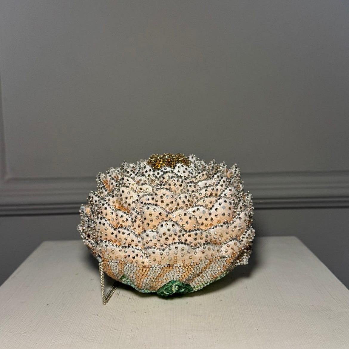 Peony Halcyon Hill Clutch - Crystal