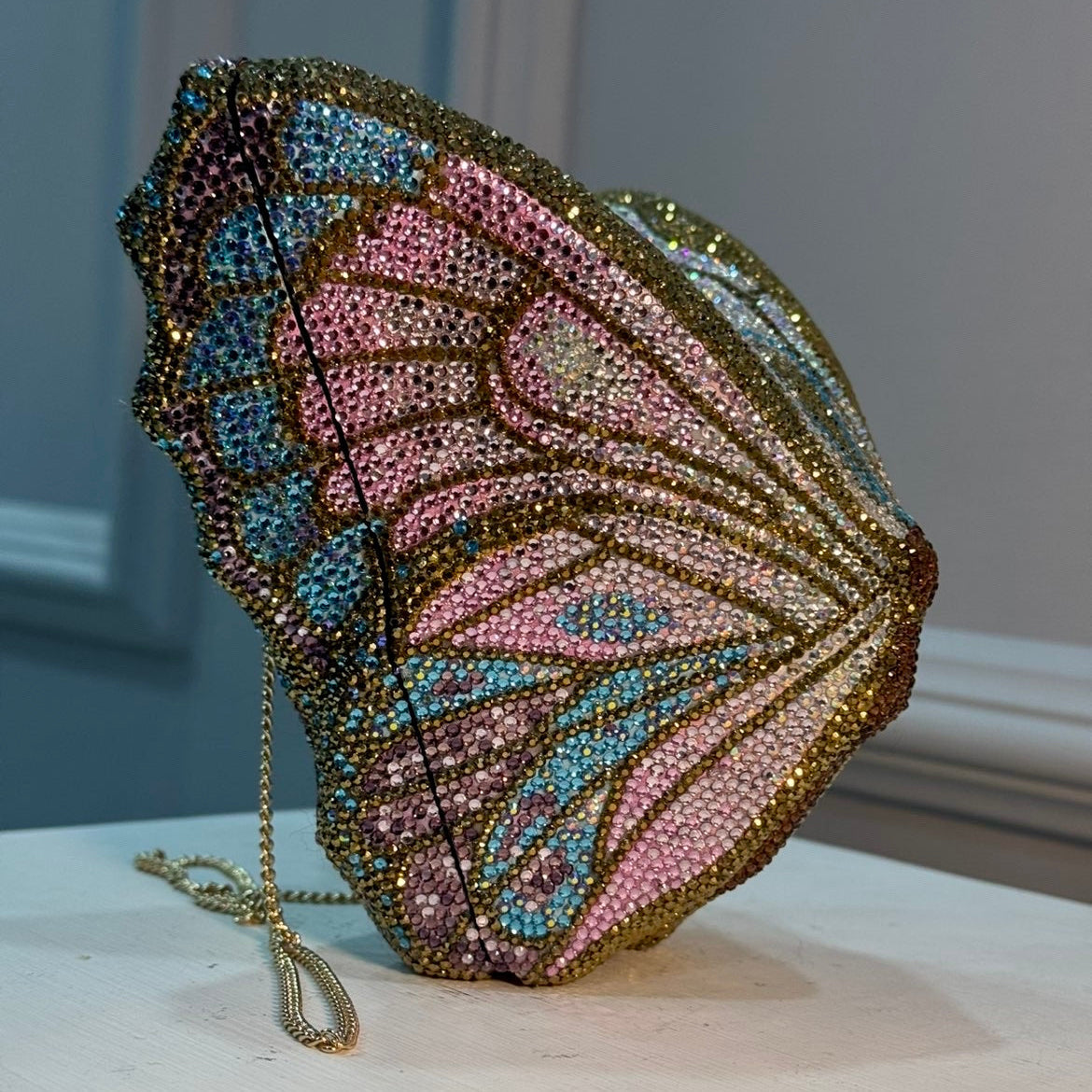 Butterfly Serafina Clutch - Crystal