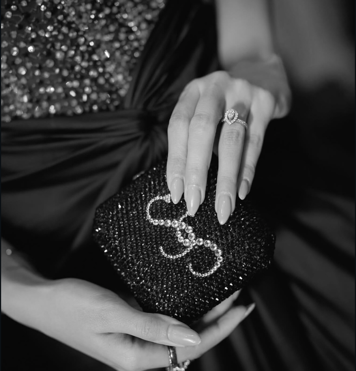 Customised Initials Clutch