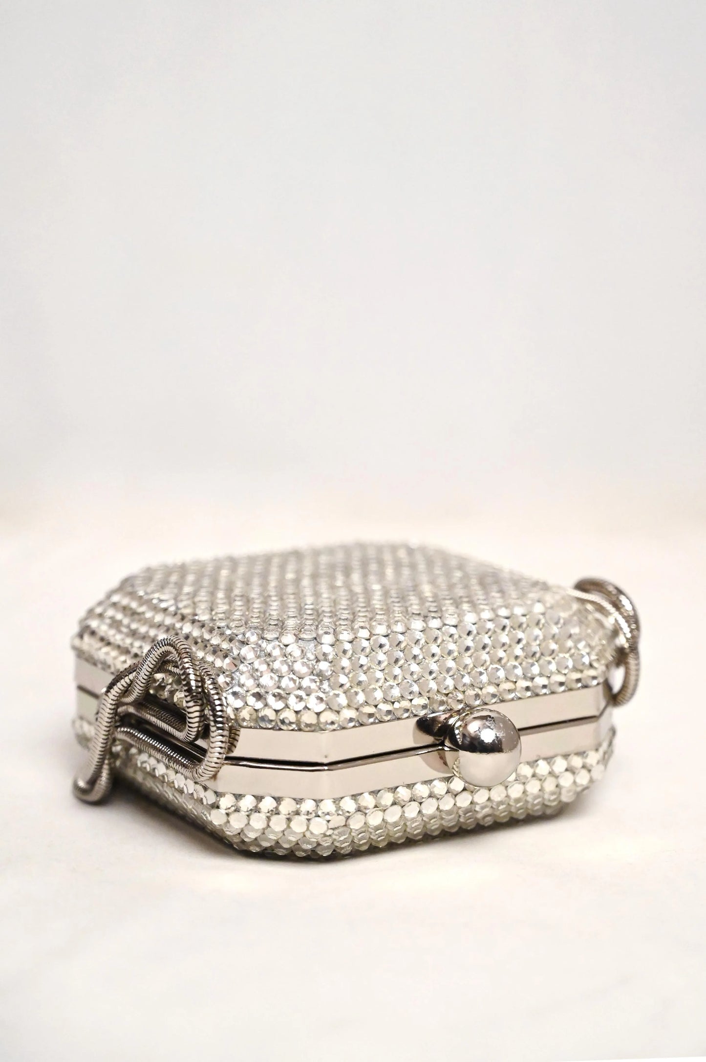 Fizzoni X Silver Clutch - Crystal