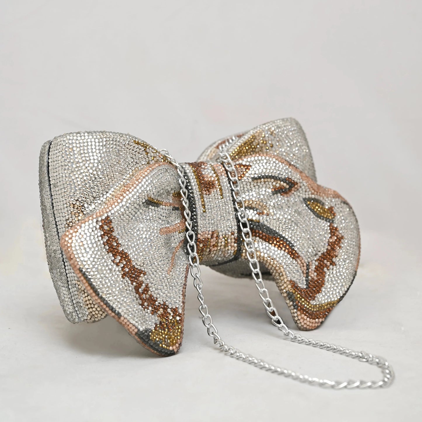 Bow Aurora Clutch - Crystal