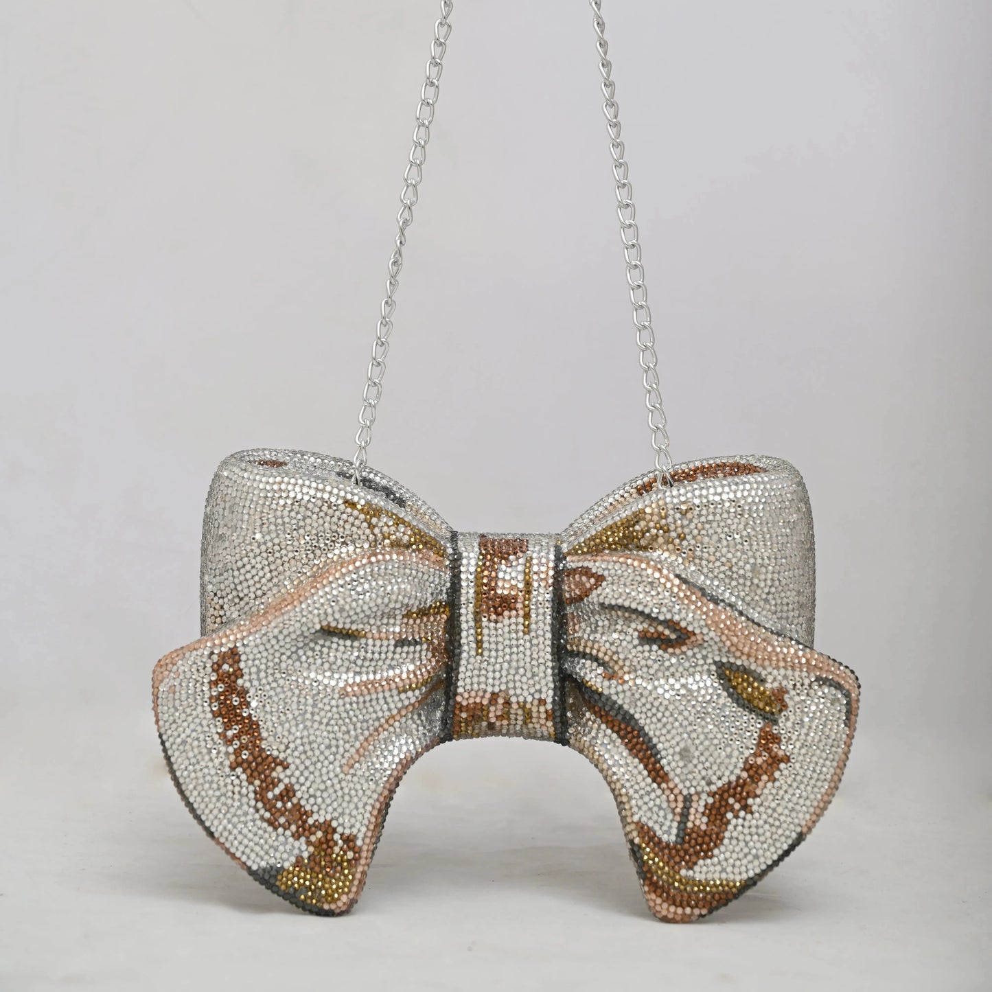 Bow Aurora Clutch - Crystal