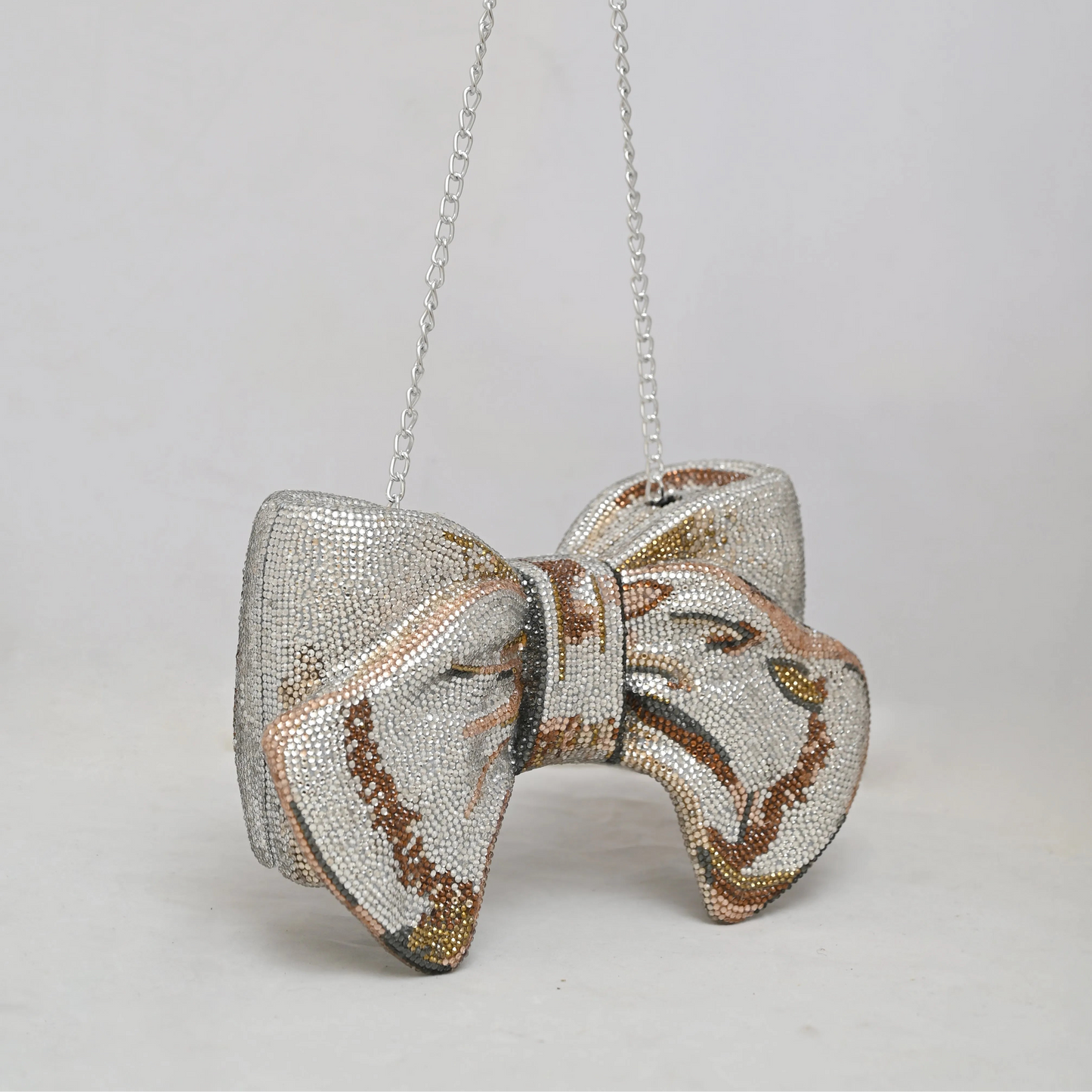 Bow Aurora Clutch - Crystal