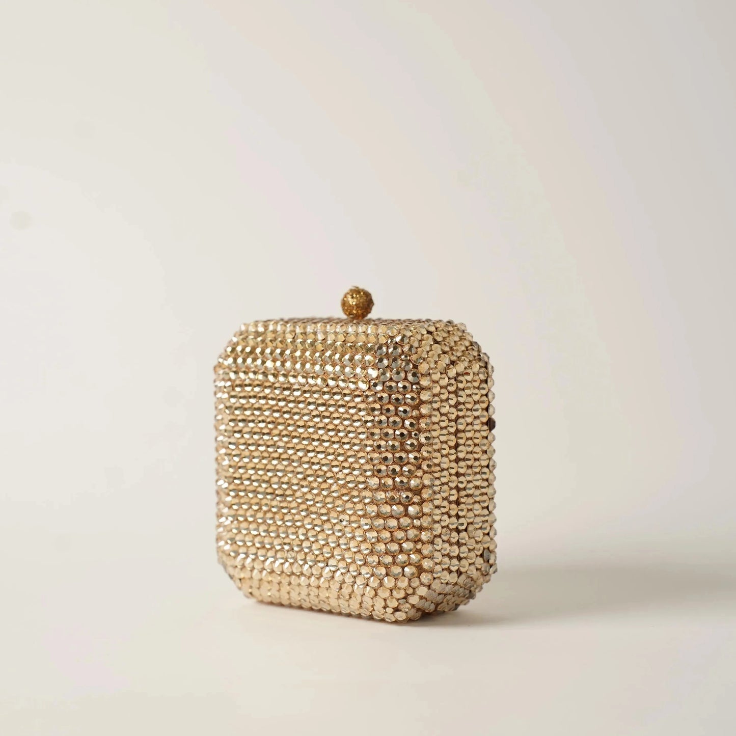Fizzoni Gold Clutch - Crystal